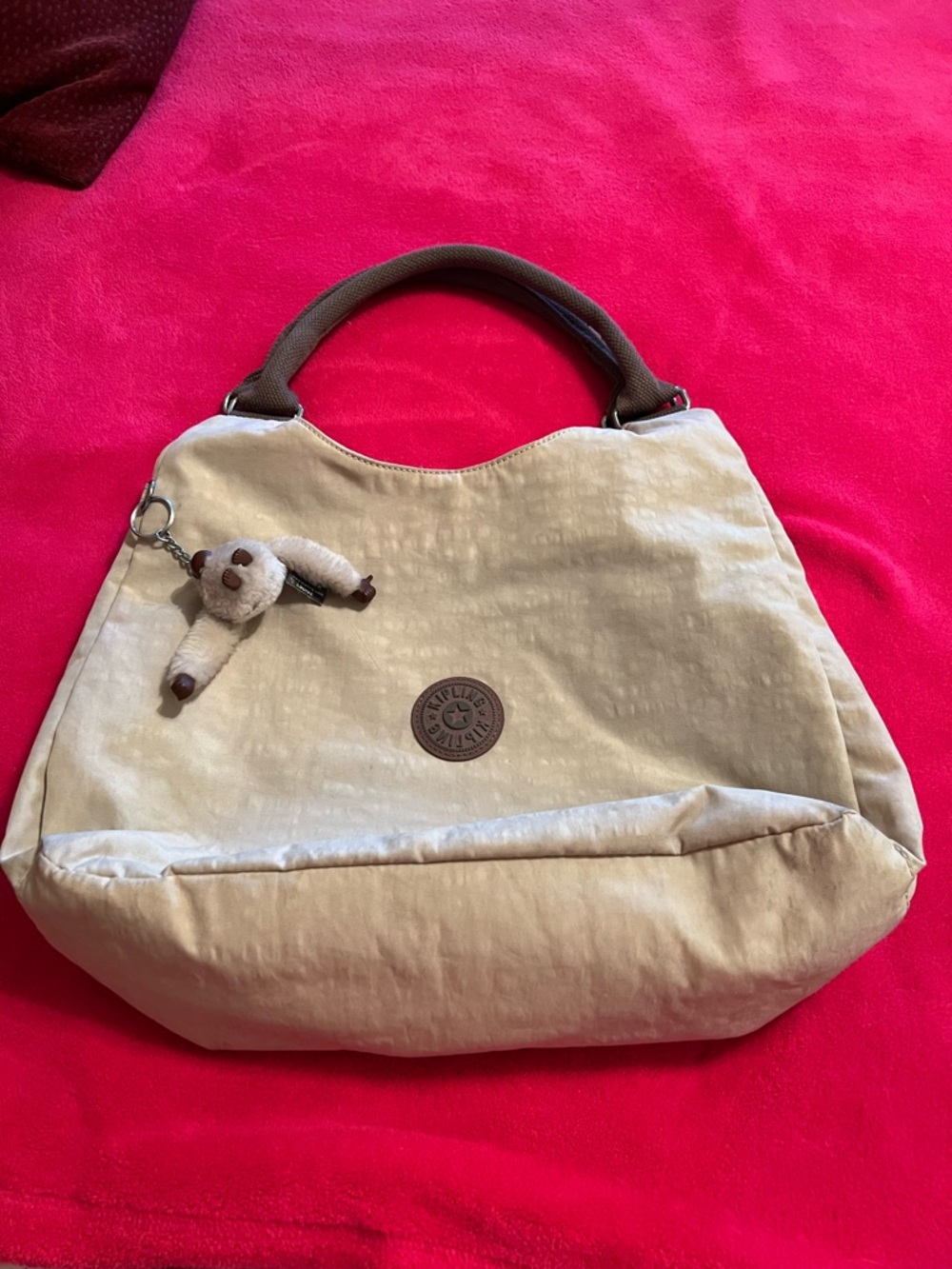 Kipling Bagsational Beige Shoulder Bag